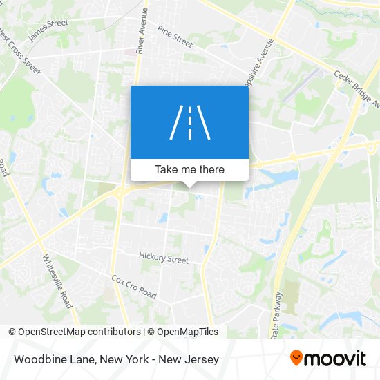 Woodbine Lane map