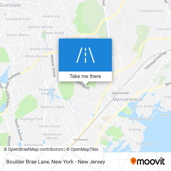 Boulder Brae Lane map