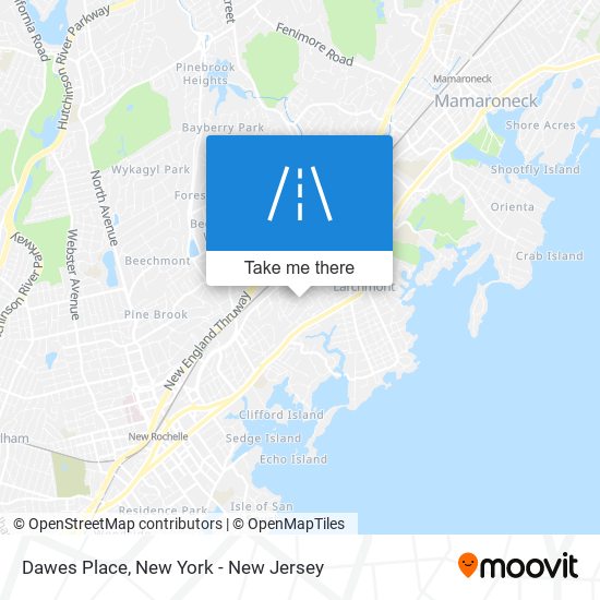 Dawes Place map