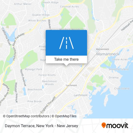 Daymon Terrace map