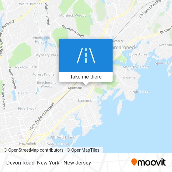 Mapa de Devon Road