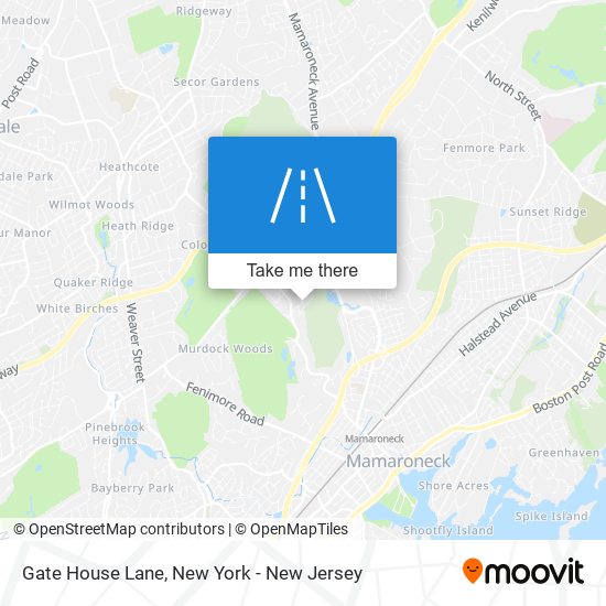 Gate House Lane map