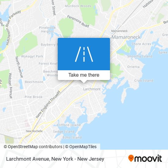 Mapa de Larchmont Avenue