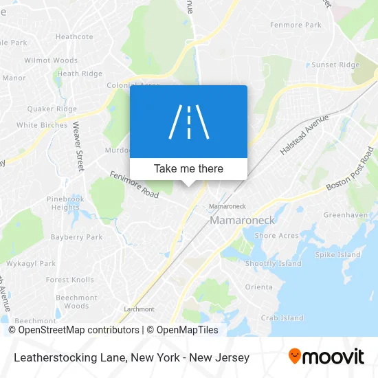 Leatherstocking Lane map