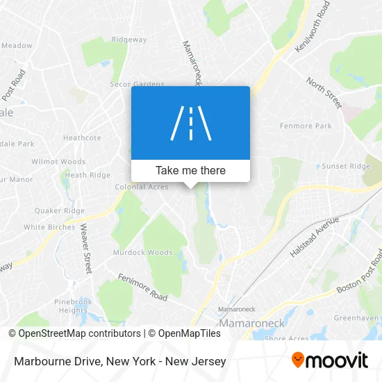 Marbourne Drive map