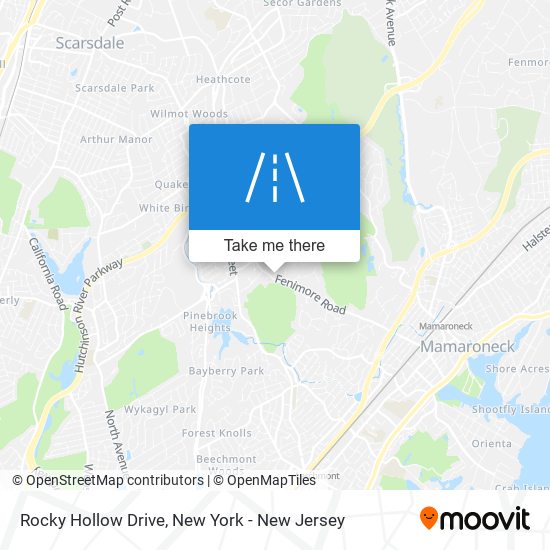 Mapa de Rocky Hollow Drive