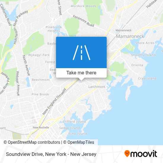 Soundview Drive map
