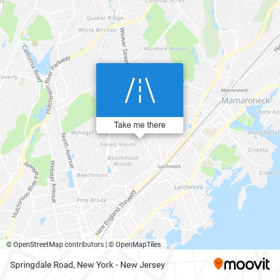 Mapa de Springdale Road