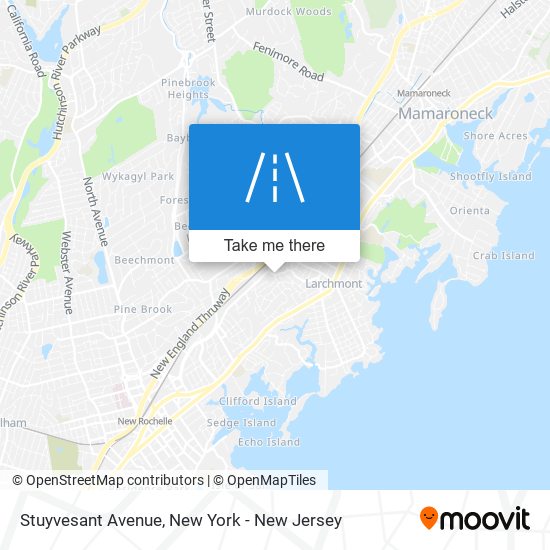 Mapa de Stuyvesant Avenue