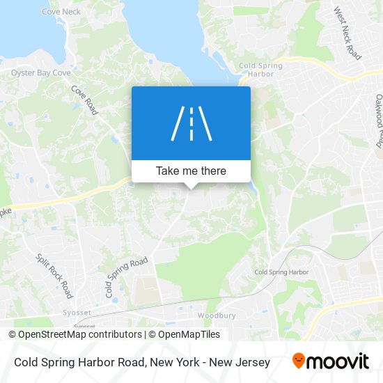 Cold Spring Harbor Road map