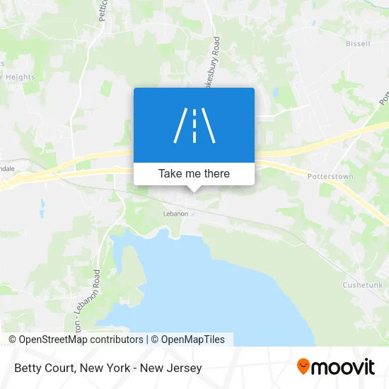 Betty Court map