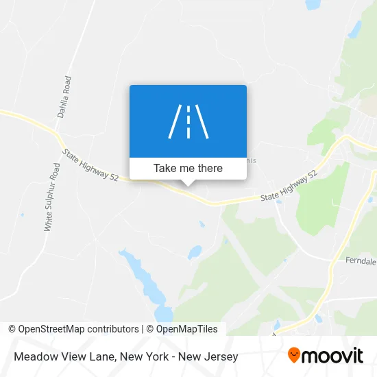 Meadow View Lane map