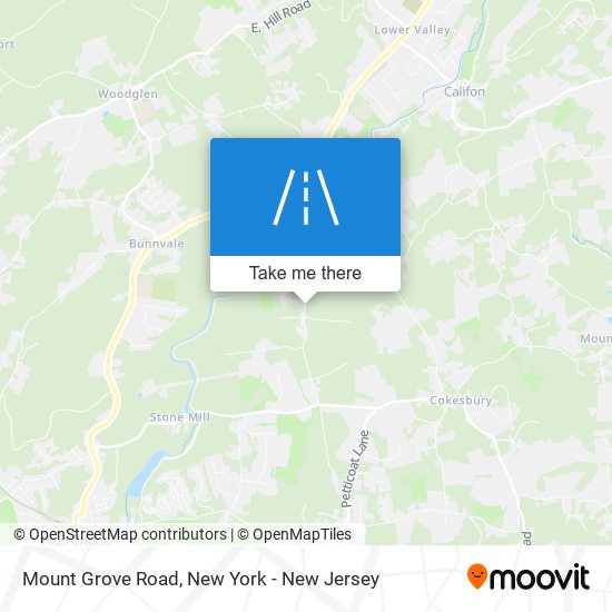 Mount Grove Road map