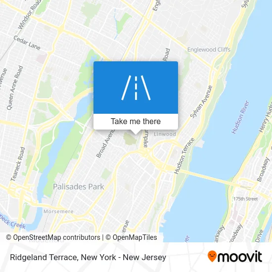 Ridgeland Terrace map