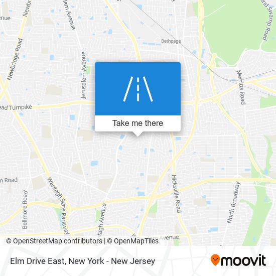 Mapa de Elm Drive East