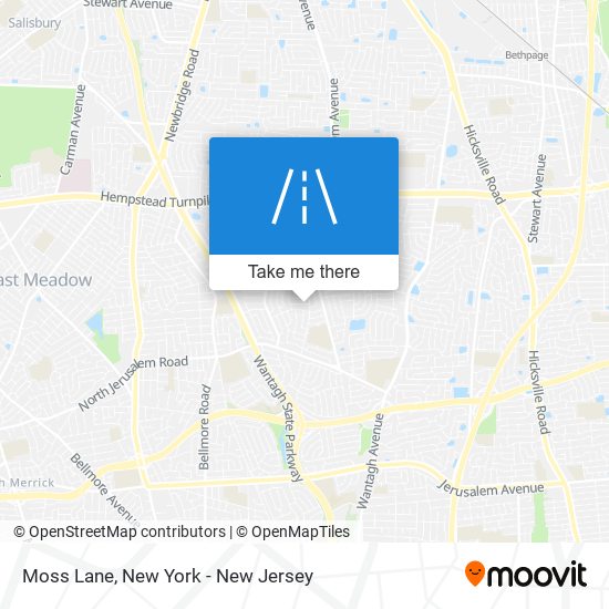 Moss Lane map