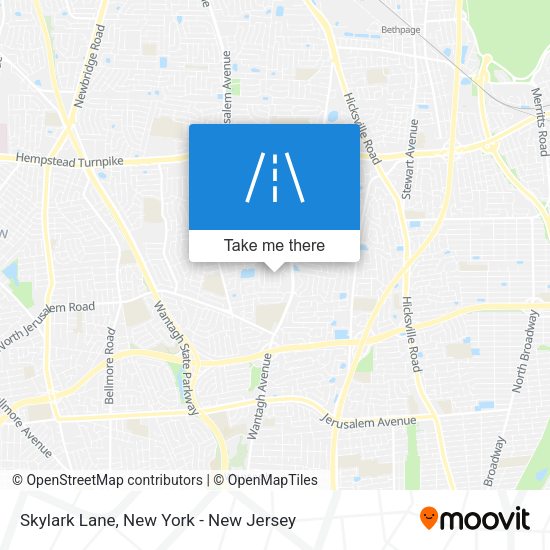 Skylark Lane map