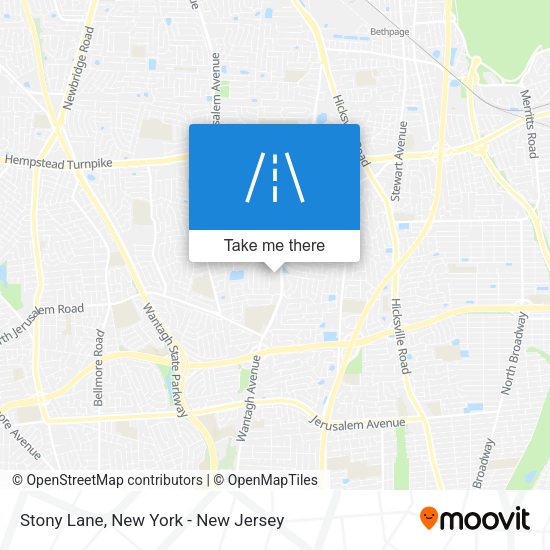 Stony Lane map