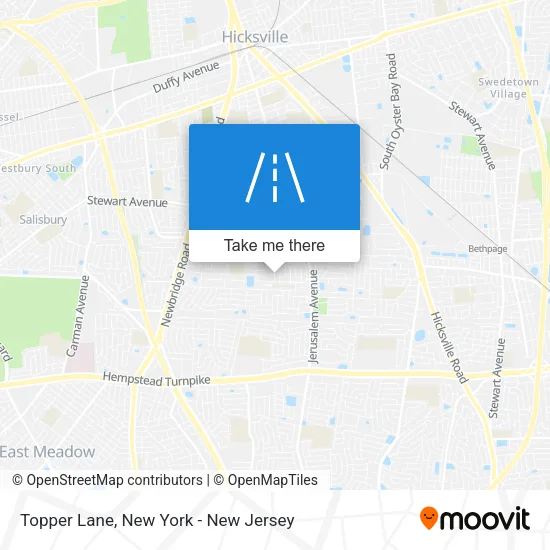 Mapa de Topper Lane