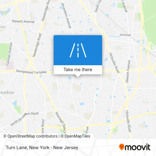 Turn Lane map
