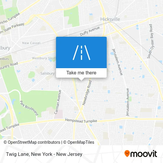 Twig Lane map