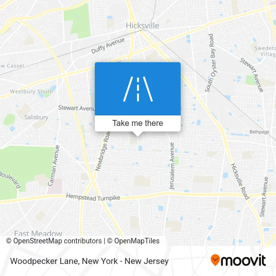 Woodpecker Lane map