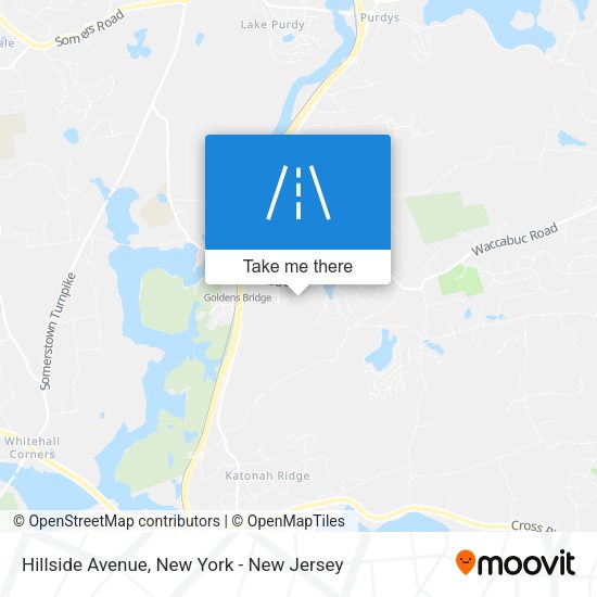 Mapa de Hillside Avenue