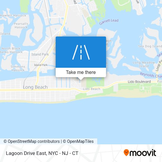 Mapa de Lagoon Drive East