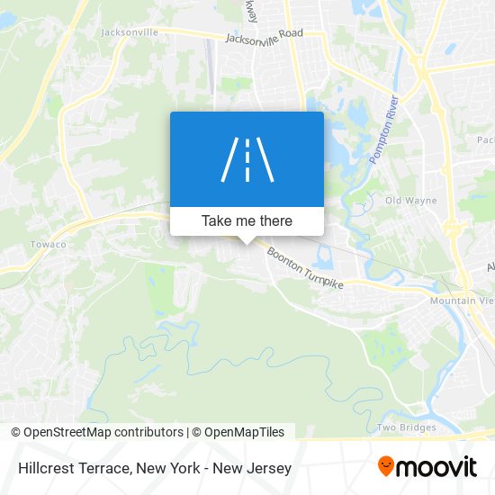 Mapa de Hillcrest Terrace