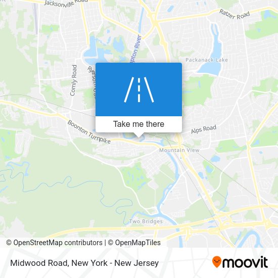 Midwood Road map