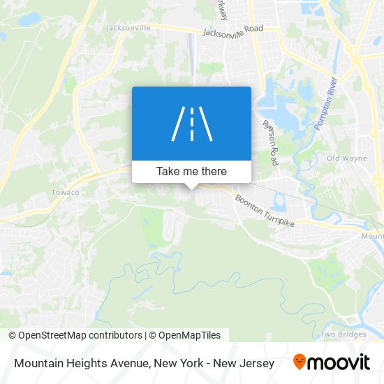 Mountain Heights Avenue map