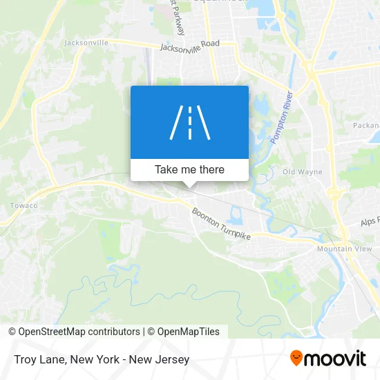 Troy Lane map