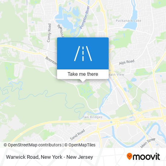 Mapa de Warwick Road