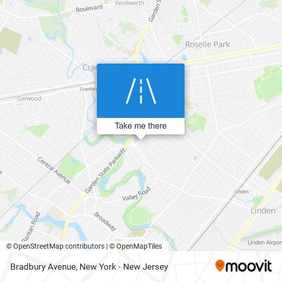 Bradbury Avenue map