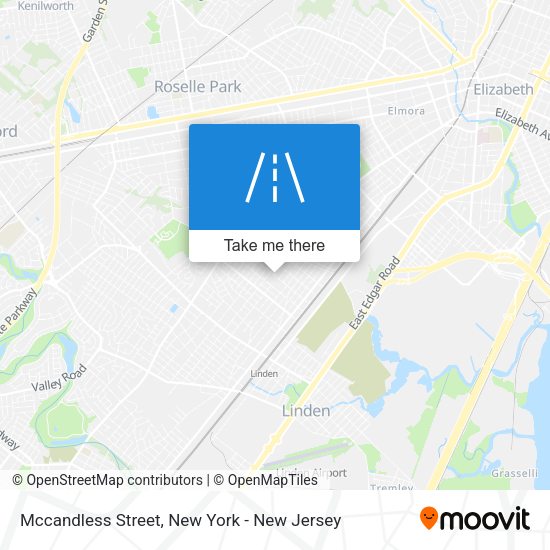 Mapa de Mccandless Street