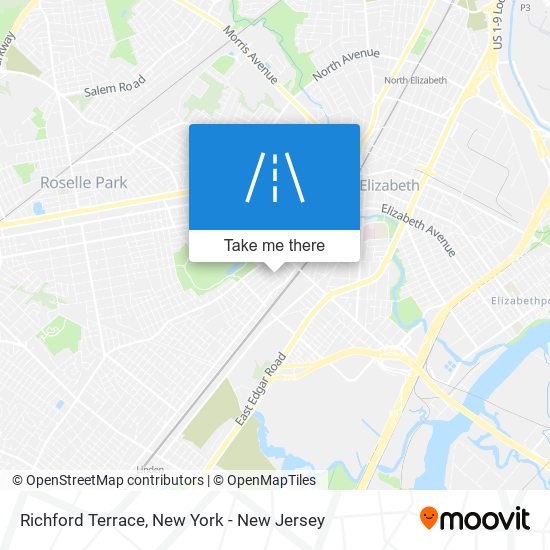 Richford Terrace map