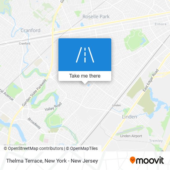 Thelma Terrace map