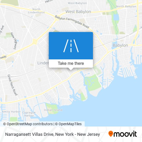 Mapa de Narragansett Villas Drive