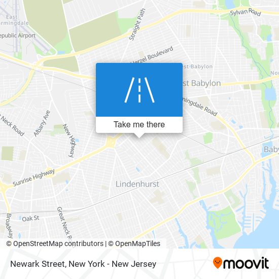 Mapa de Newark Street