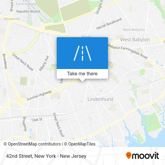 42nd Street map