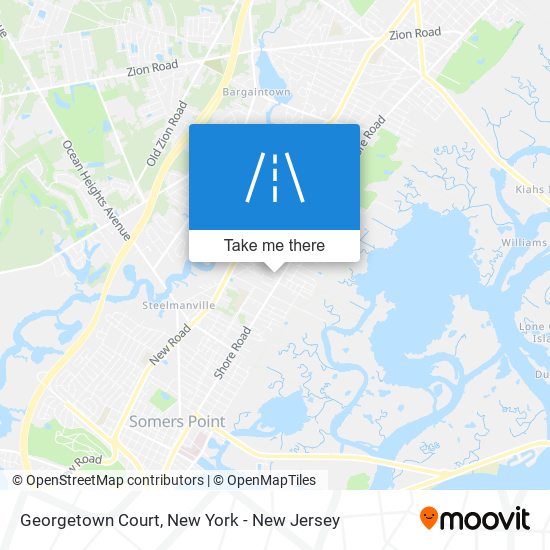 Mapa de Georgetown Court
