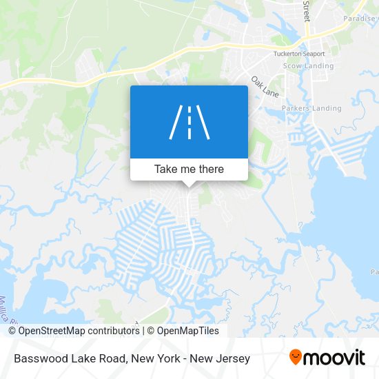 Mapa de Basswood Lake Road