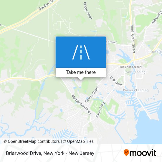 Mapa de Briarwood Drive