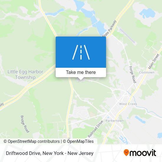 Mapa de Driftwood Drive