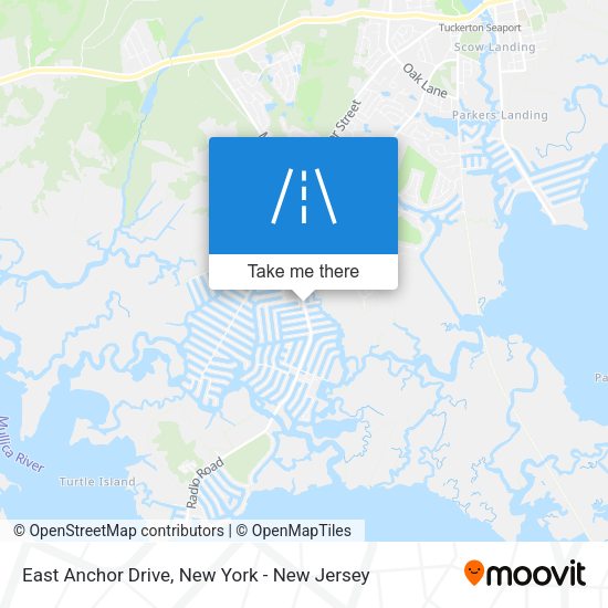 Mapa de East Anchor Drive