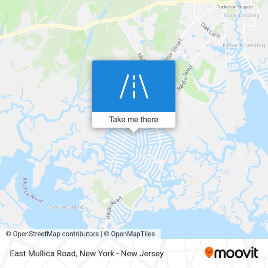 East Mullica Road map