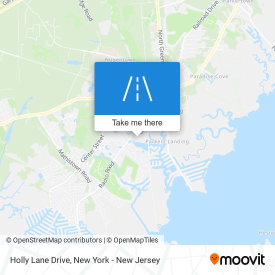 Holly Lane Drive map