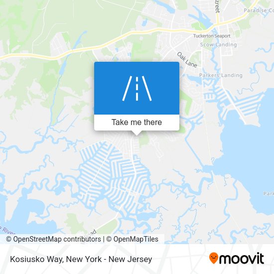 Mapa de Kosiusko Way