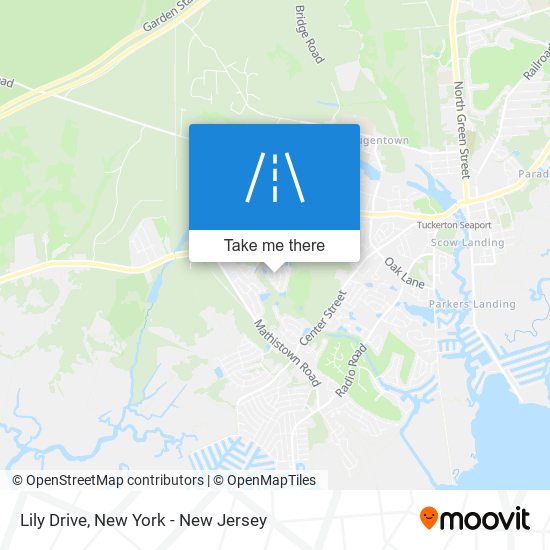 Lily Drive map