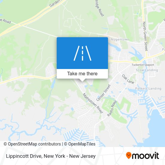 Lippincott Drive map